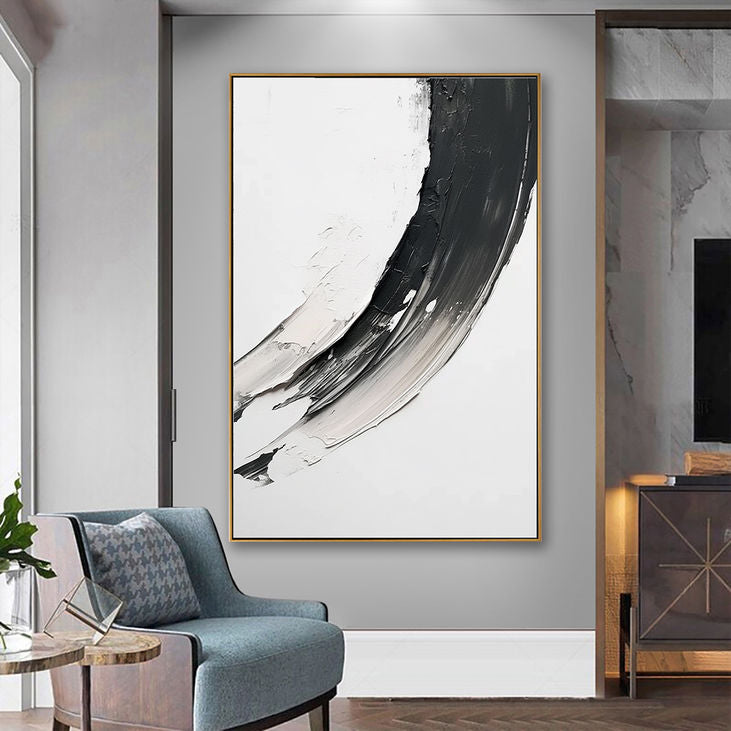 Hand Painted Minimalist Abstract Canvas #YX161