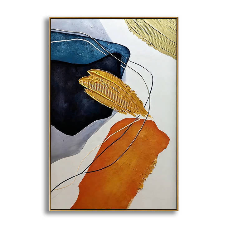 Hand Painted Abstract Decorative Wall Art #YX360