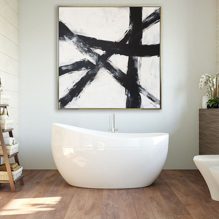 Minimalist Abstract Handmade Canvas Art #YX129