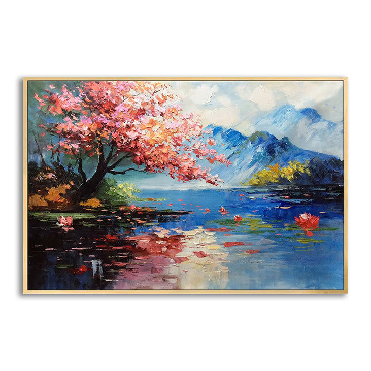 Hand Painted Landscape Canvas #VA331