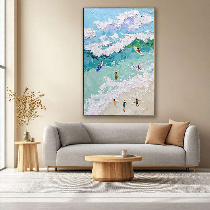 Coastal Impasto Wall Art #YX189