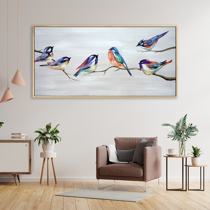 Hand Painted Bird Painting  #VA351