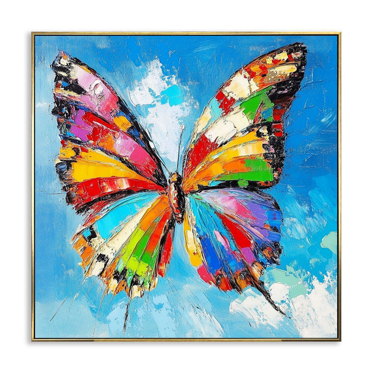 Modern Abstract Butterfly Painting #YX143