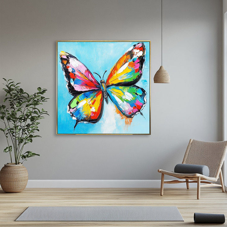 Color Popping Butterfly Abstract #YX131
