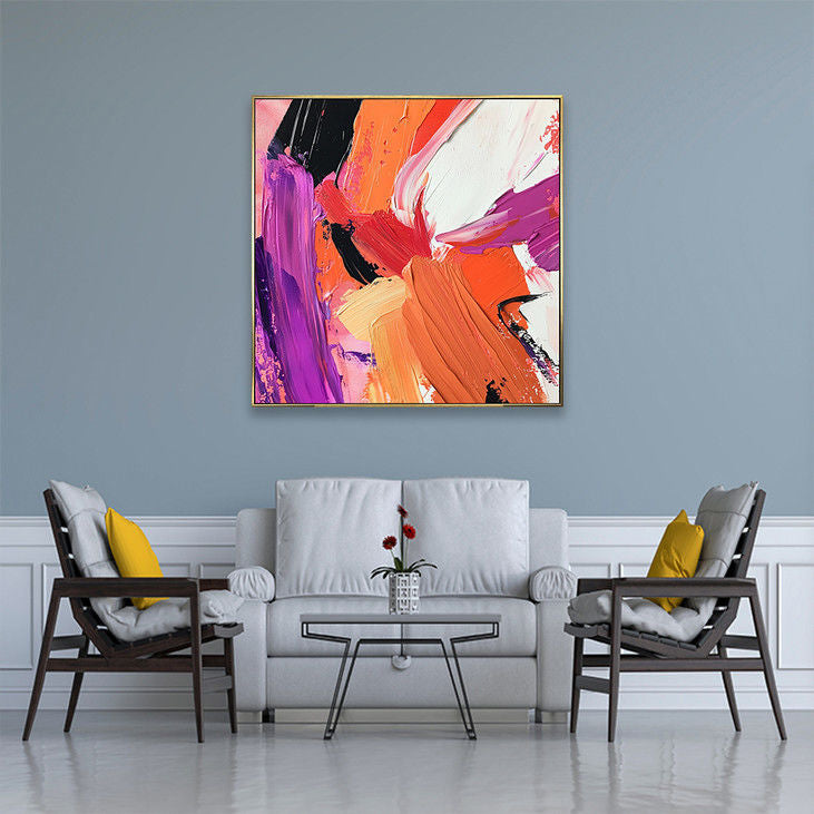 Bold Color Palette Abstract Art #YX145