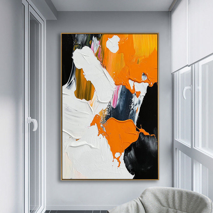 Hand Painted Modern Abstract Art #YX52