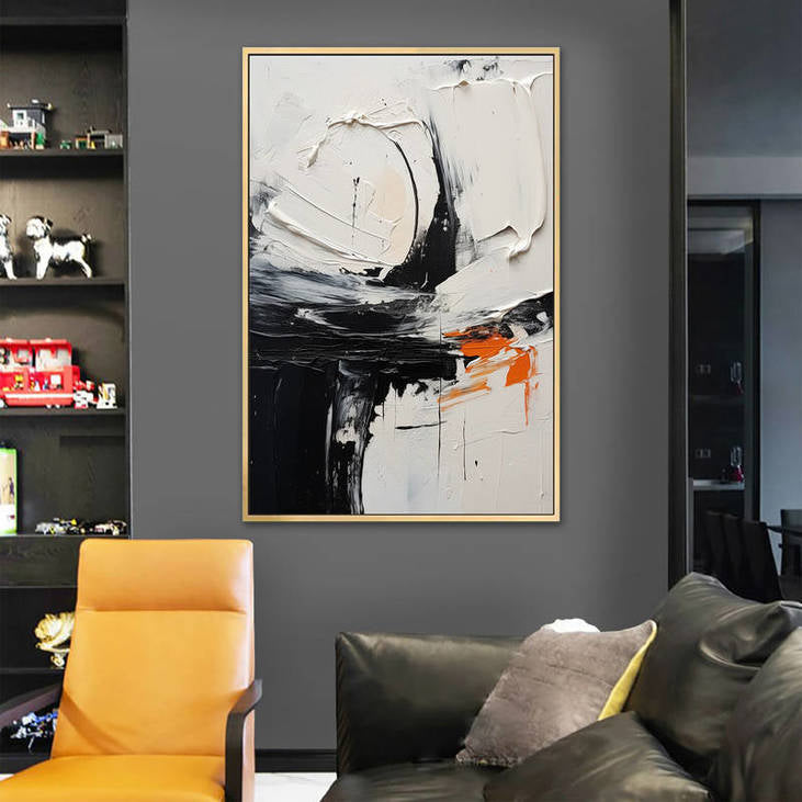 Black & White Canvas Wall Decor  #VA41