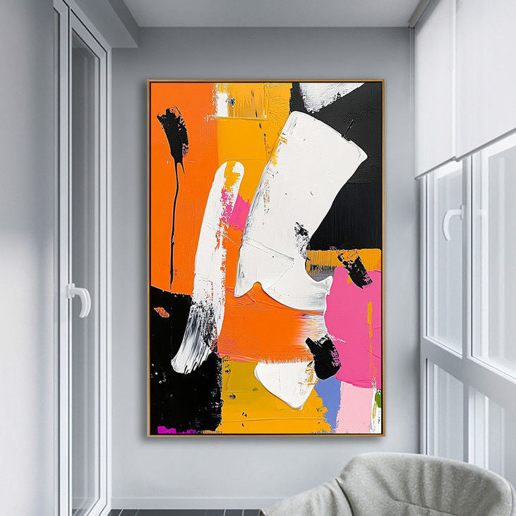 Modern Bold Color Abstract Art #YX53