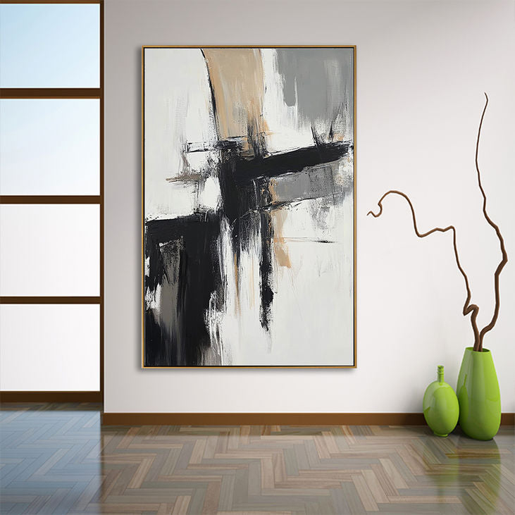 Contemporary Abstract: Neutral Tones for Modern Interiors #YX175