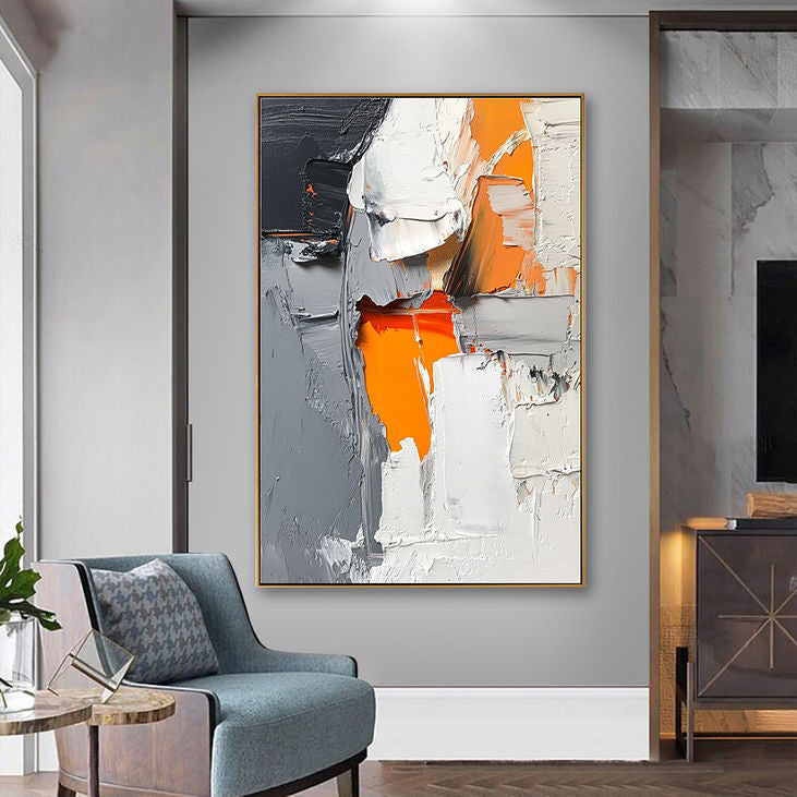 Impasto Abstract Canvas Wall Art #YX197