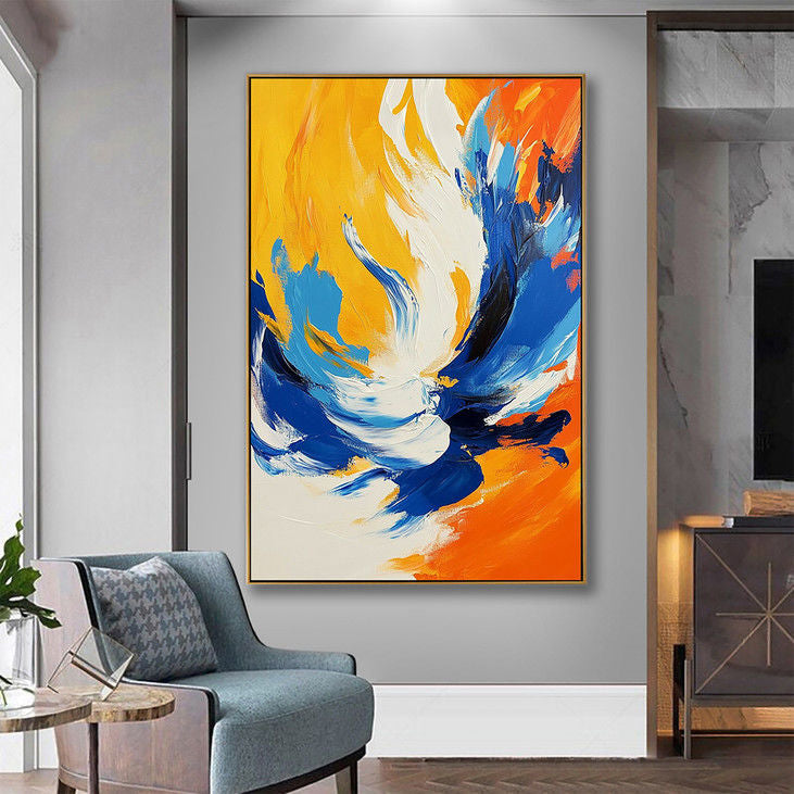 Vibrant Color Block Abstract Wall Art #YX66