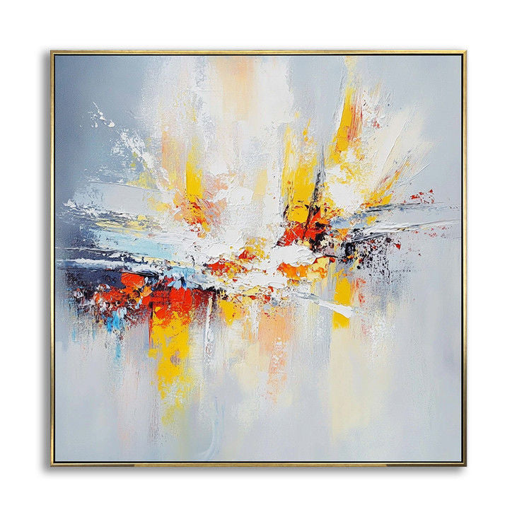 Abstract Splash Wall Art Colorful Modern Canvas Decor #YX30