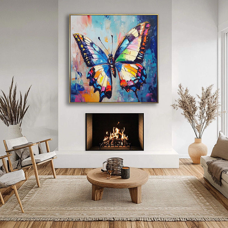 Vibrant Colorful Butterfly Art #YX35