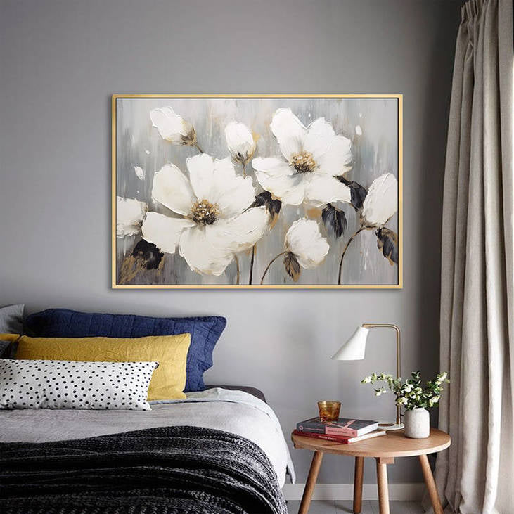 Elegant White Blossom Painting #VA69