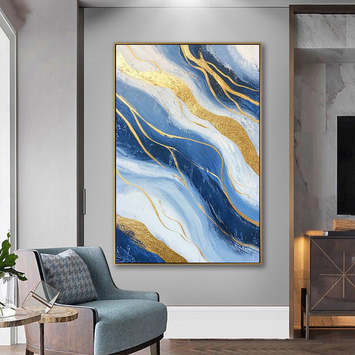 Contemporary Gold Accent Art #YX80