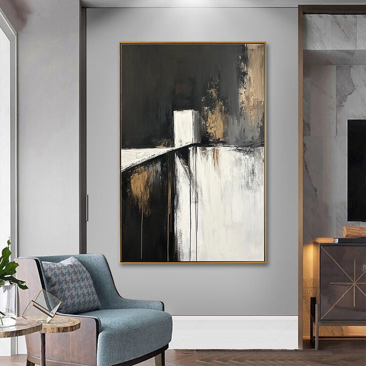 Modern Geometric Canvas Art  #YX170