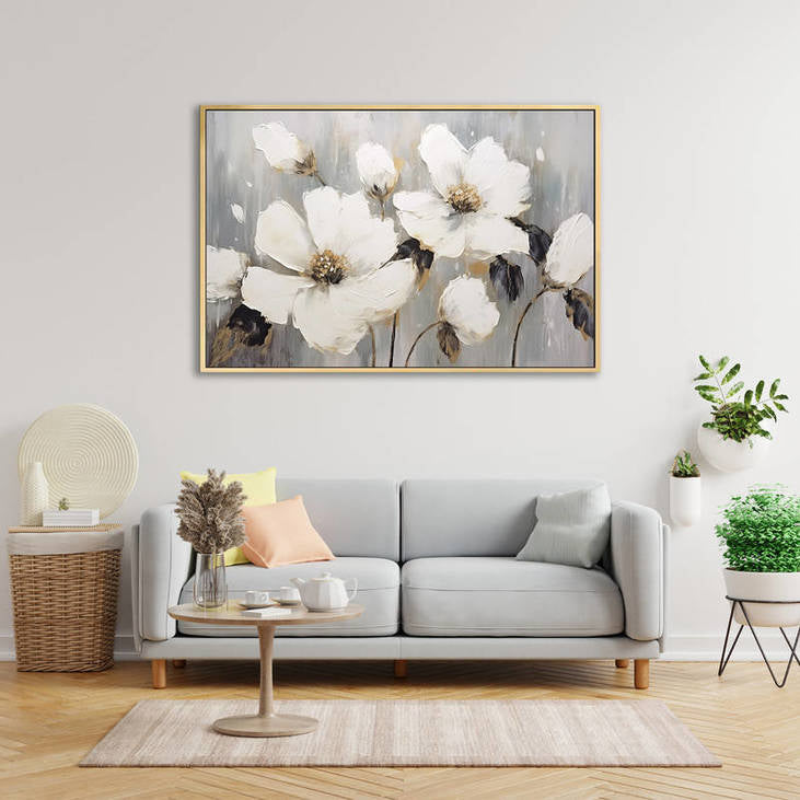 Elegant White Blossom Painting #VA69
