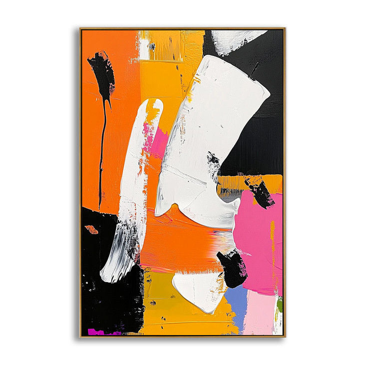 Modern Bold Color Abstract Art #YX53