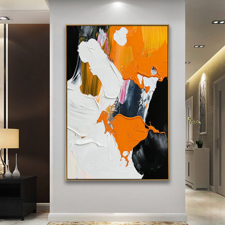 Hand Painted Modern Abstract Art #YX52