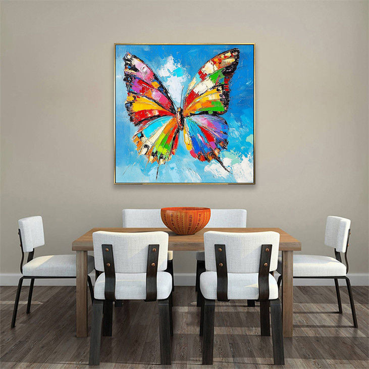 Modern Abstract Butterfly Painting #YX143