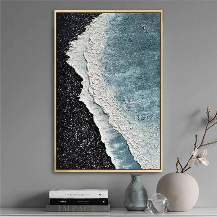 Hand Painted Abstract Decorative Art #YX505