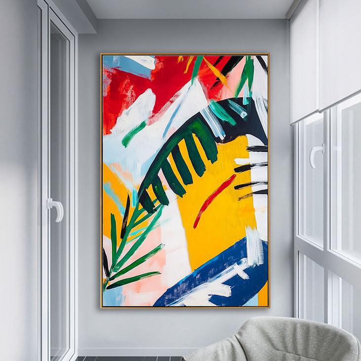 Modern Exotic Abstract #YX186