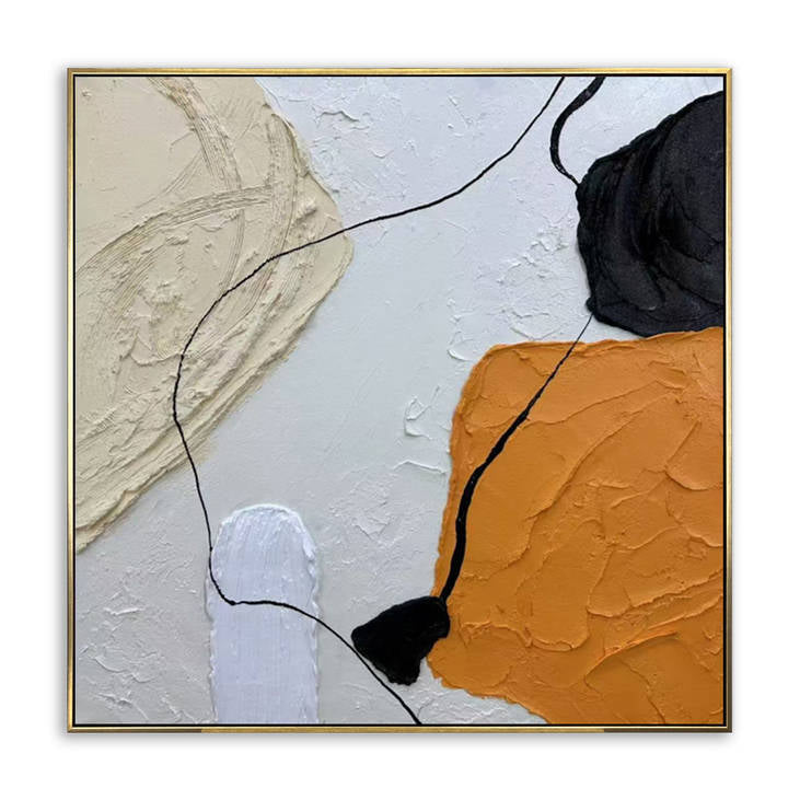 Handmade Abstract Textured Canvas Wall Art #YX297