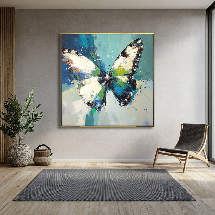 Colorful Butterfly Handmade Canvas Painting #YX24
