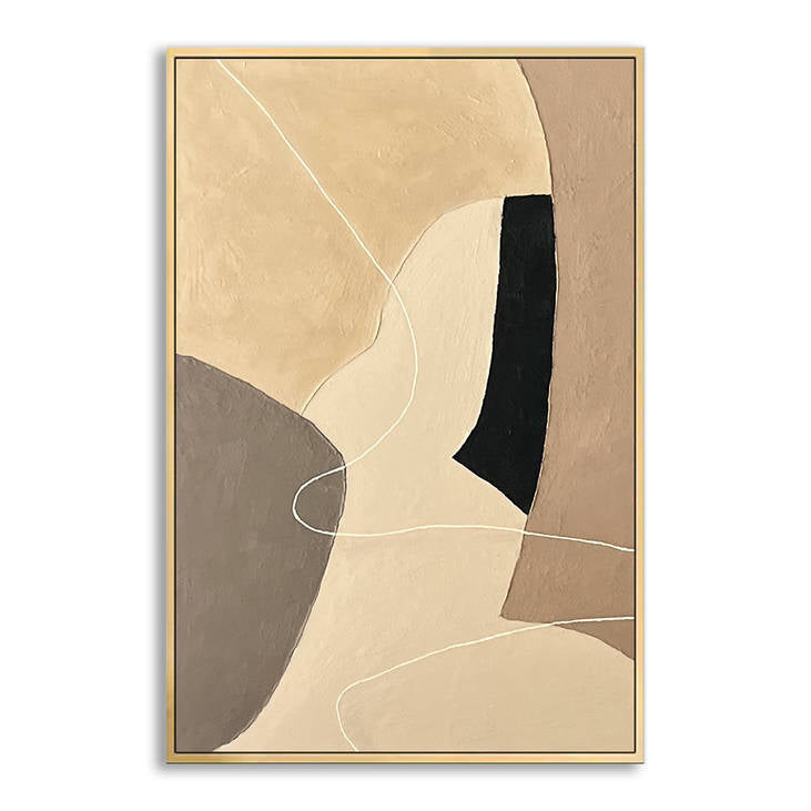 Handmade Wabi-Sabi Abstract Canvas Art #YX232