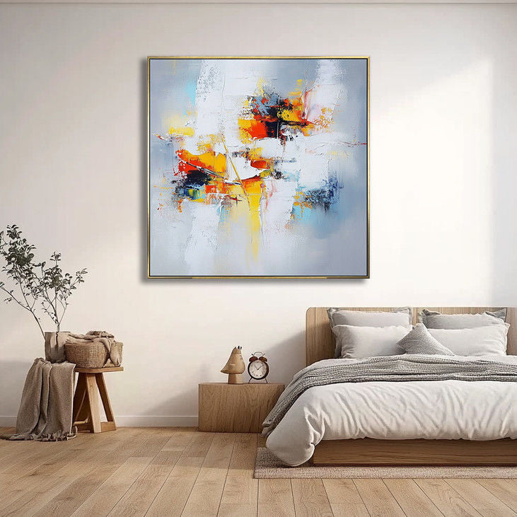 Vibrant Abstract Canvas Art #YX29