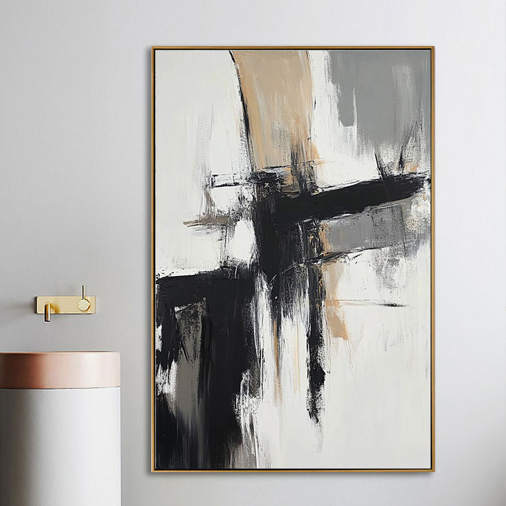 Contemporary Abstract: Neutral Tones for Modern Interiors #YX175