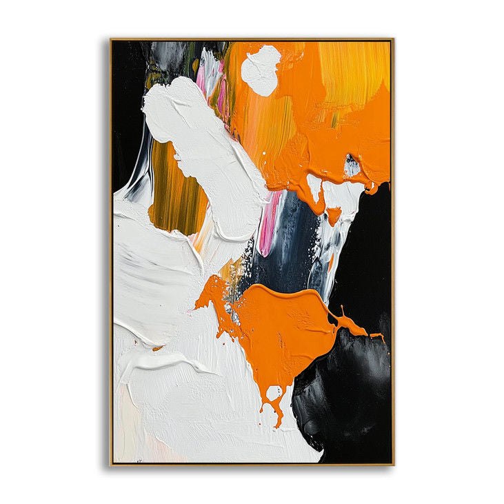 Hand Painted Modern Abstract Art #YX52