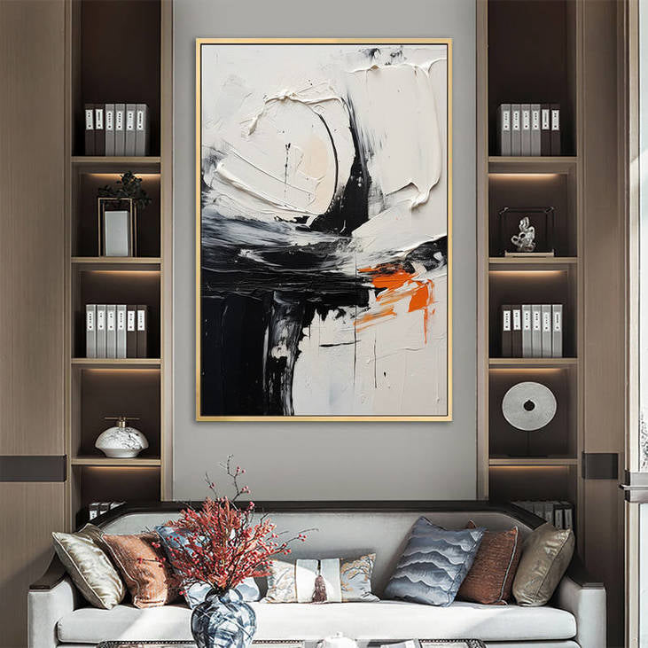 Black & White Canvas Wall Decor  #VA41