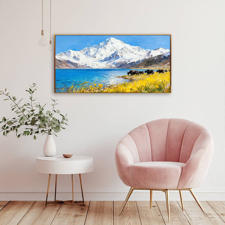 Handmade Landscape Canvas Painting #YX367
