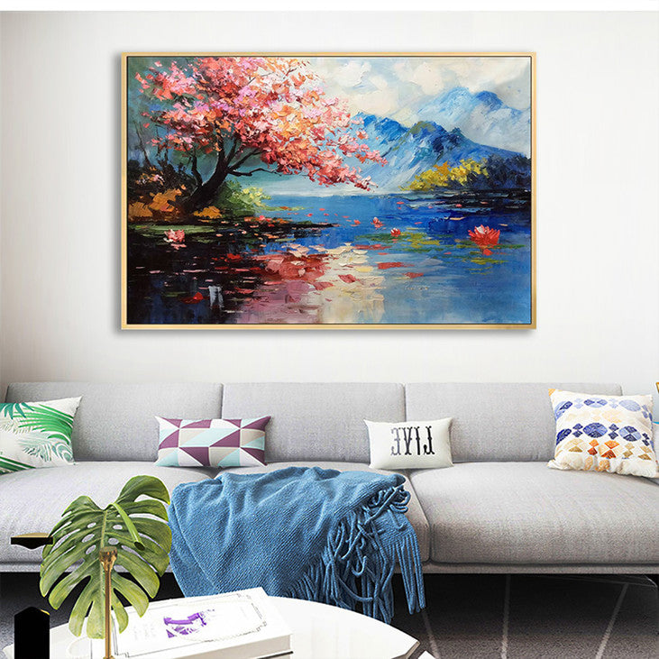 Hand Painted Landscape Canvas #VA331