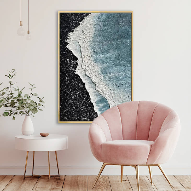 Hand Painted Abstract Decorative Art #YX505