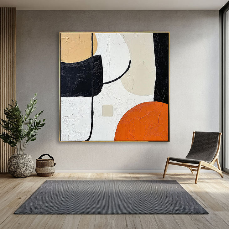Modern Minimalist Abstract Geometric Wall Art #YX155