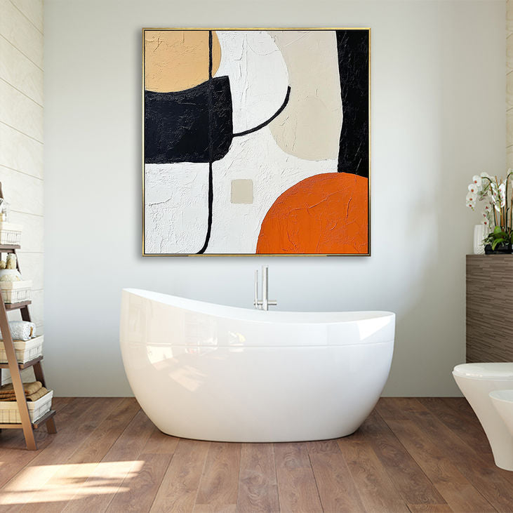 Modern Minimalist Abstract Geometric Wall Art #YX155