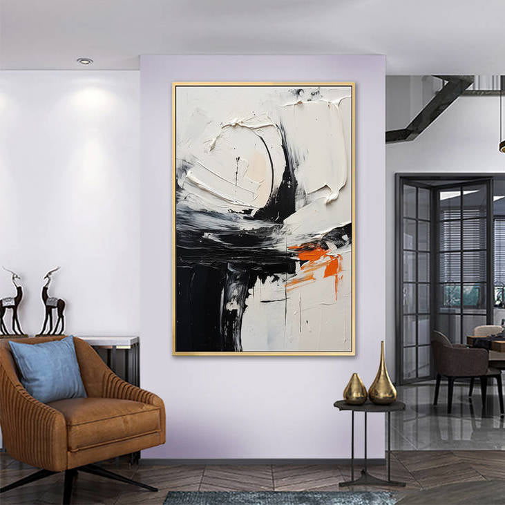 Black & White Canvas Wall Decor  #VA41