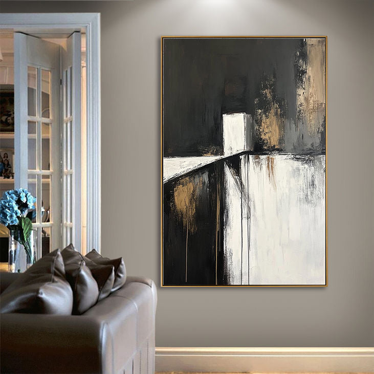 Modern Geometric Canvas Art  #YX170