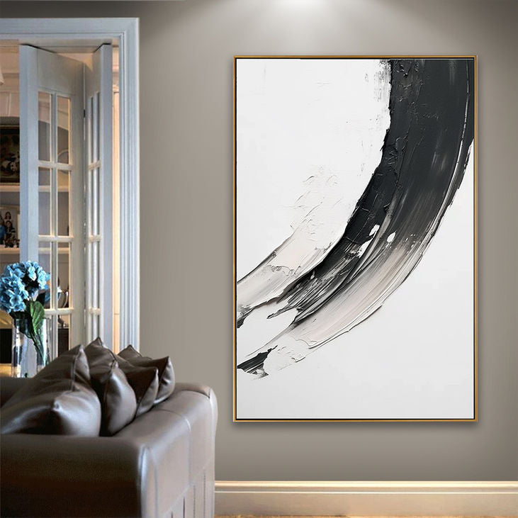 Hand Painted Minimalist Abstract Canvas #YX161