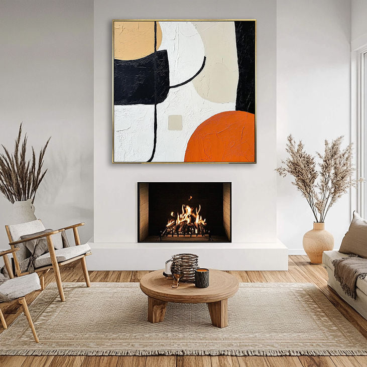 Modern Minimalist Abstract Geometric Wall Art #YX155