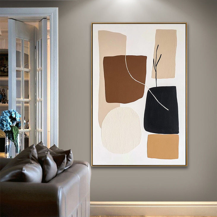 Modern Abstract Shapes Wall Decor #YX96