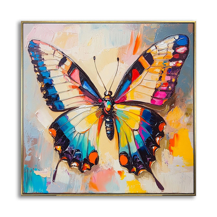 3D Textured Butterfly Canvas #YX34