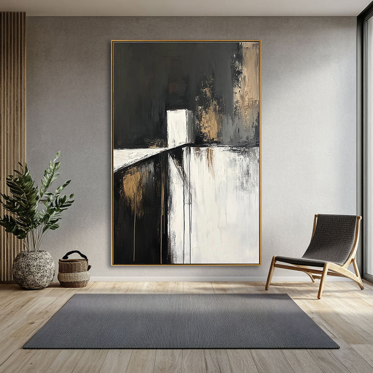 Modern Geometric Canvas Art  #YX170