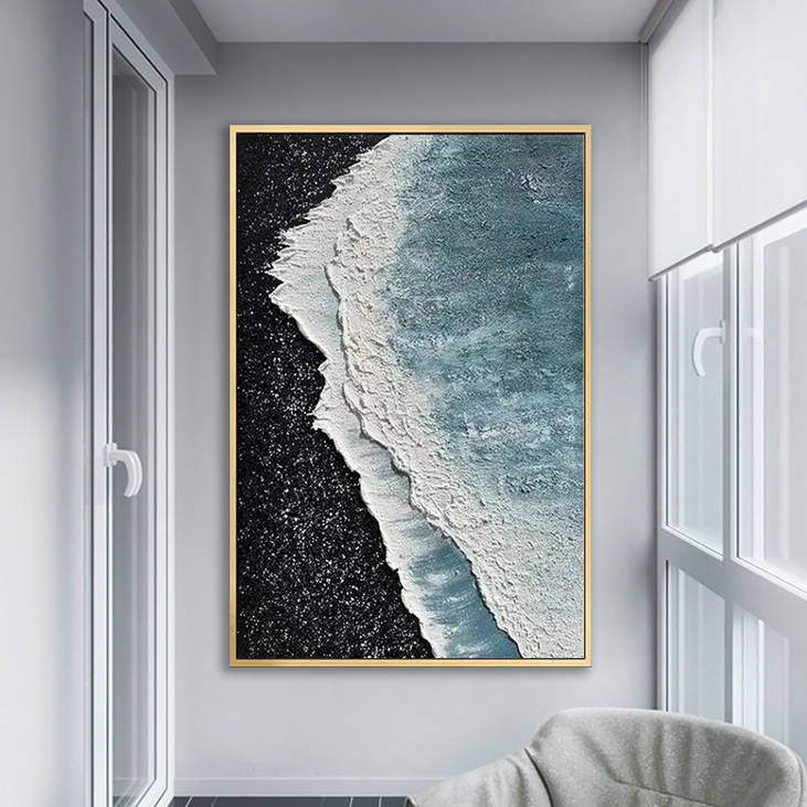 Hand Painted Abstract Decorative Art #YX505