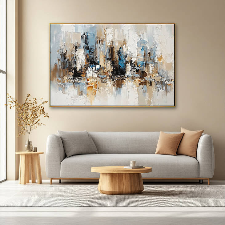 Textured Cityscape Canvas #YX204