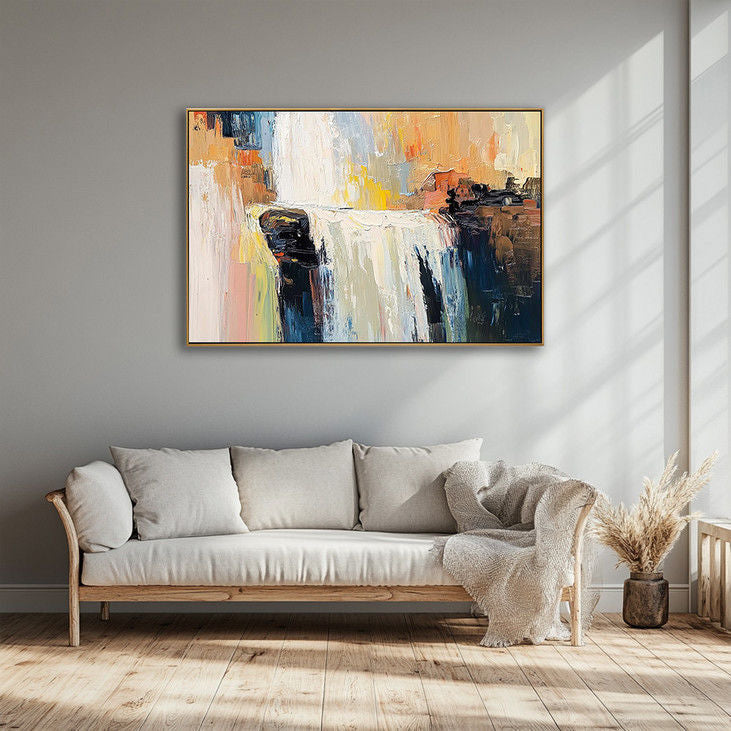 Contemporary Waterfall Canvas #YX103