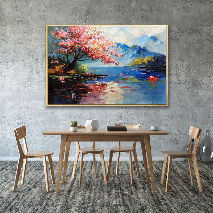 Hand Painted Landscape Canvas #VA331