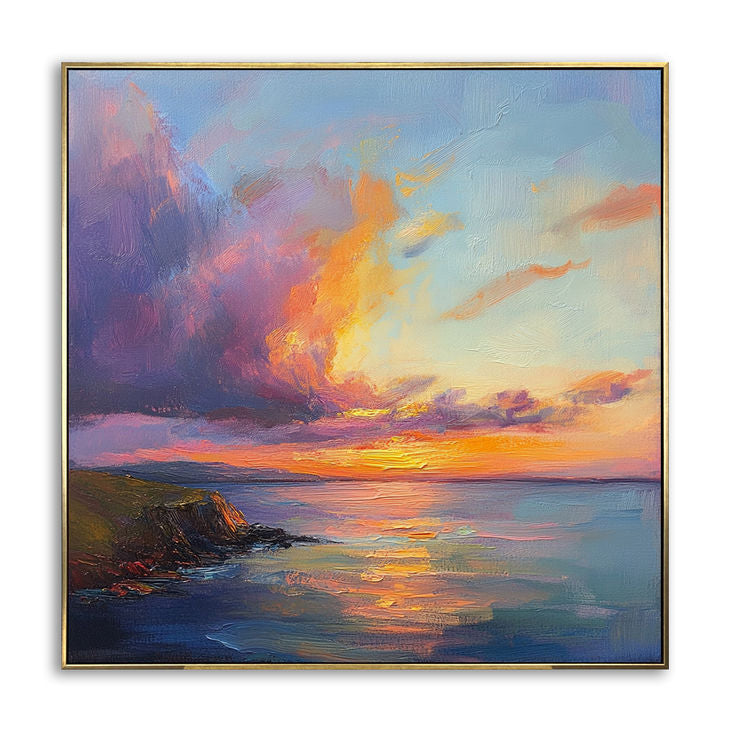 Romantic Coastal Landscape Art #YX158